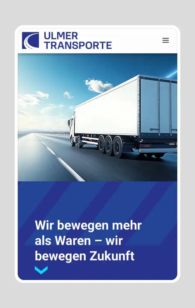 KB-Designagentur-Stuttgart-Webdesign-Website-Ulmer-Transporte-Mobil-2