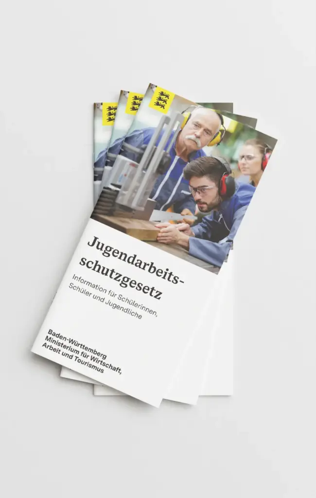 KB-Designagentur-Stuttgart-Crossmedia-Wirtschaftsministerium-Flyer-Jugendarbeitsschutzgesetz-Mobil-1